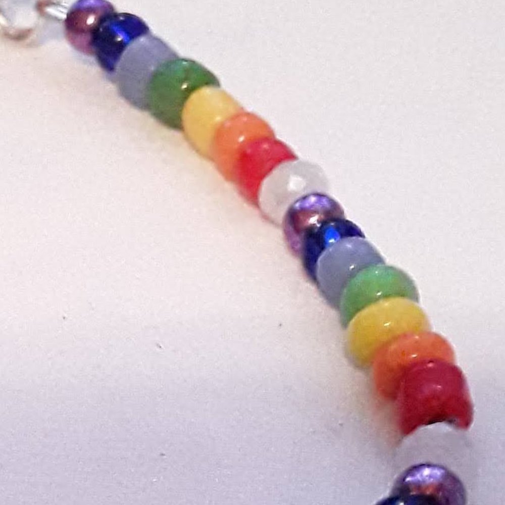 Unity Rainbow Bracelet Handmade - Picture 3 of 7